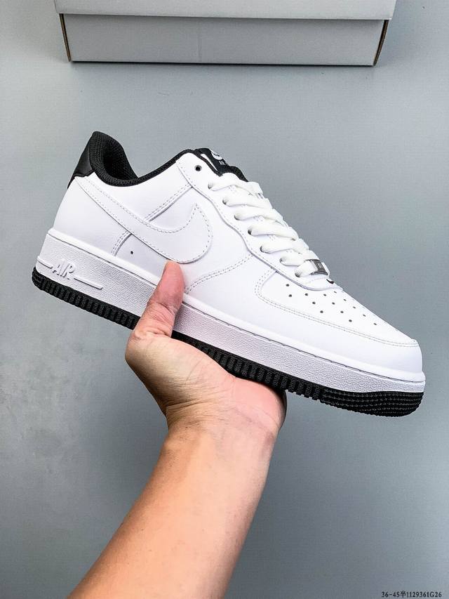 二层真标！耐克Nike Air Force 1 Low 空军一号低帮经典百搭休闲板鞋 1129361G26