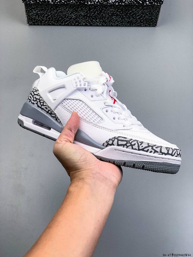 公司级！耐克Nike Air Jordan Spizike Low 斯派克李混合系列低帮休闲运动文化篮球鞋 1129461W44