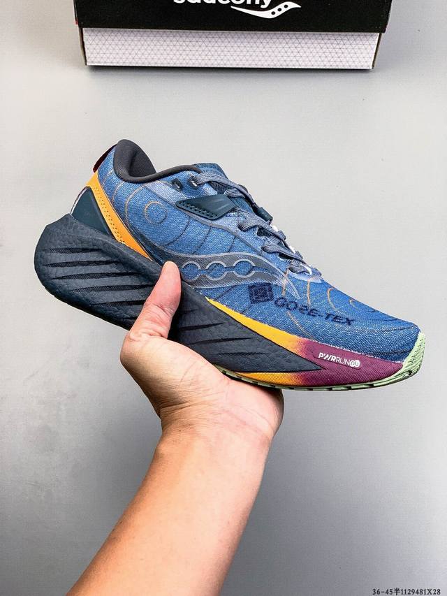 公司级！Saucony Triumph 22 索康尼胜利 旗舰级缓震 慢跑减震透气 低帮训练跑步鞋 1129481X28