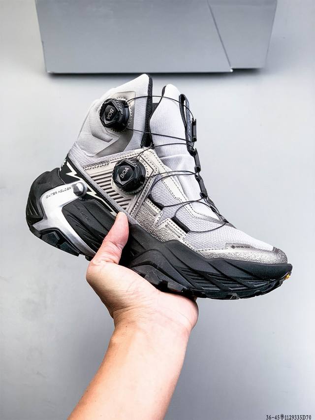 纯原 凯乐石Kailas Yan Gtx High 运动户外防水防滑轻量 高帮户外登山徒步鞋 双Boa旋钮精准锁定步伐 快速调节系统 中足支撑片和鞋底Tpu稳固