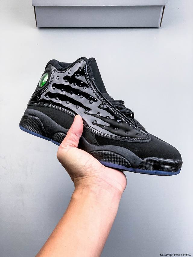 公司级！Air Jordan 13 Xiii Brave Blue 迈克尔 乔丹Aj13代复古中帮文化休闲运动篮球鞋 1129284H26