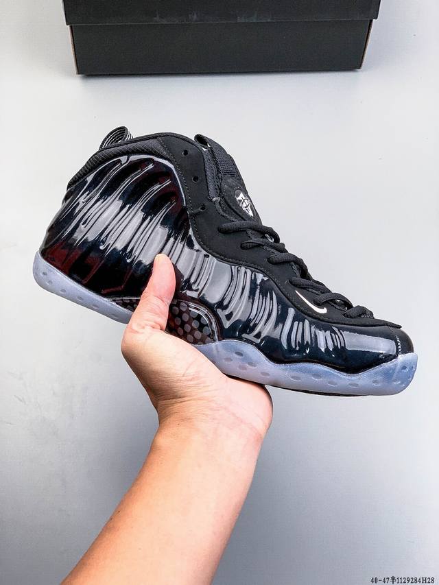 公司级！Nike 耐克 Air Foamposite pro 哈达威喷泡 双层Zoom植入 中底完美注胶篮球鞋 1129284H28