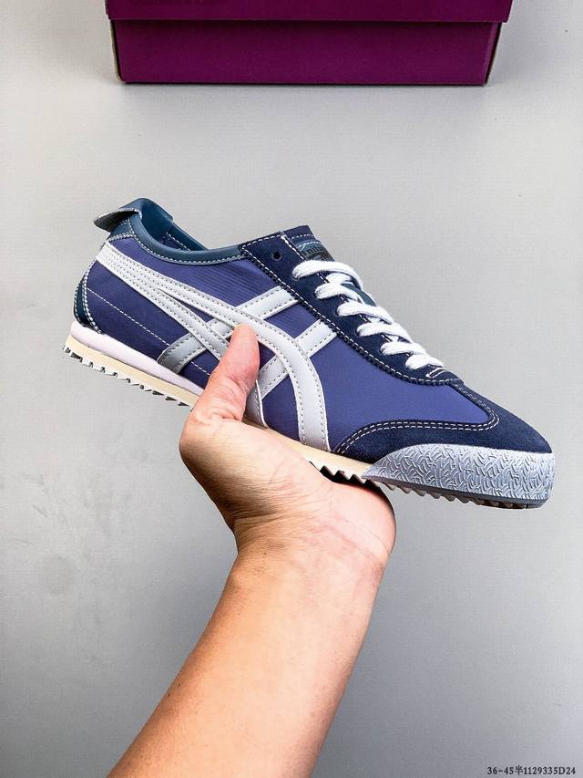亚瑟士Onitsuka Tiger鬼塚虎 Mexico 66 Driving 舒适 防滑耐磨 低帮 生活休闲鞋 1129335D24