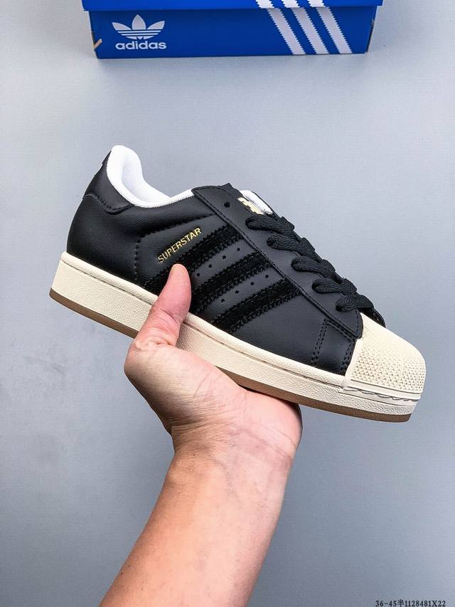 公司级！Adidas阿迪达斯Superstar Ii 新款百搭休闲板鞋 1128481X22