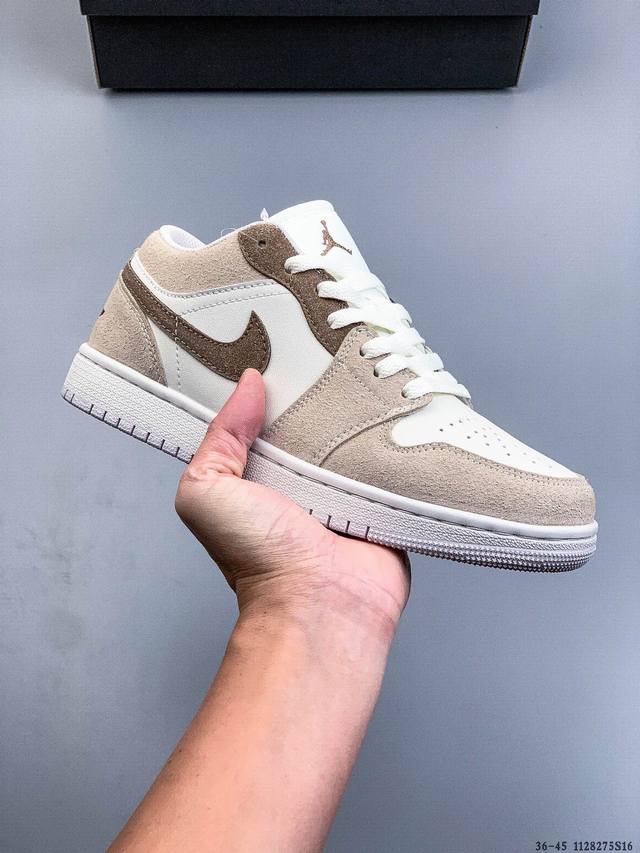二层真标！耐克Nike Air Jordan Low 1 乔1低帮经典休闲鞋 1128275S16