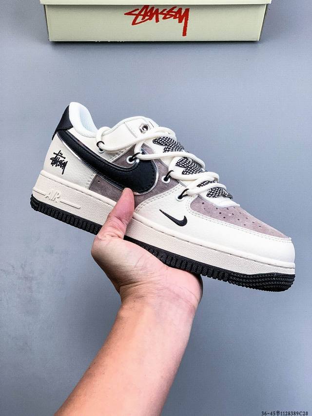 二层真标！耐克Nike Air Force 1 Low 空军一号低帮经典百搭休闲板鞋 1128389C20