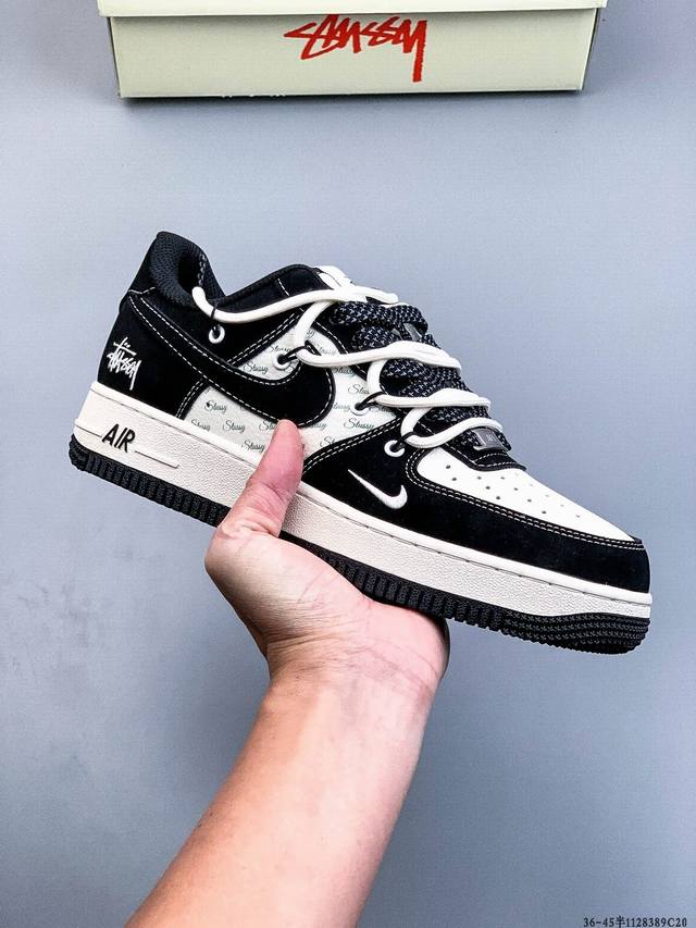 二层真标！耐克Nike Air Force 1 Low 空军一号低帮经典百搭休闲板鞋 1128389C20