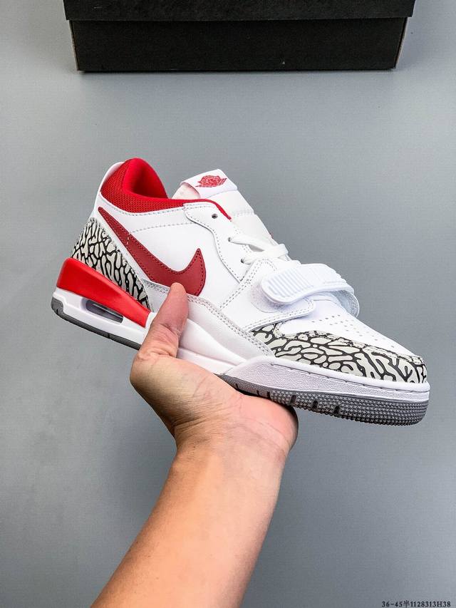 公司级 Nike Air Jordan Legacy Aj312 Low耐克乔丹三合一混合版本低帮文化休闲运动篮球鞋 有着交错结合的设计 它的名字就展现出它所包