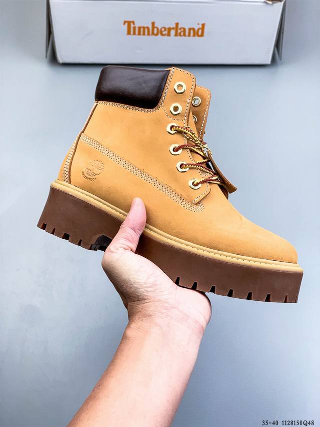纯原 佛山大厂出品 独立私模正确版 极致工艺 产量极低 Timberland 添柏岚 天伯伦 6英寸防水大黄靴 原厂五金开模鞋带扣 顶级工艺全新升级 佛山大厂代