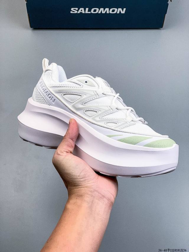 公司级 ！Salomon Xt-6 Expanse X Comme Des Garcons 萨洛蒙 舒适百搭 防滑耐磨 低帮 厚底运动鞋 货号:477748-2