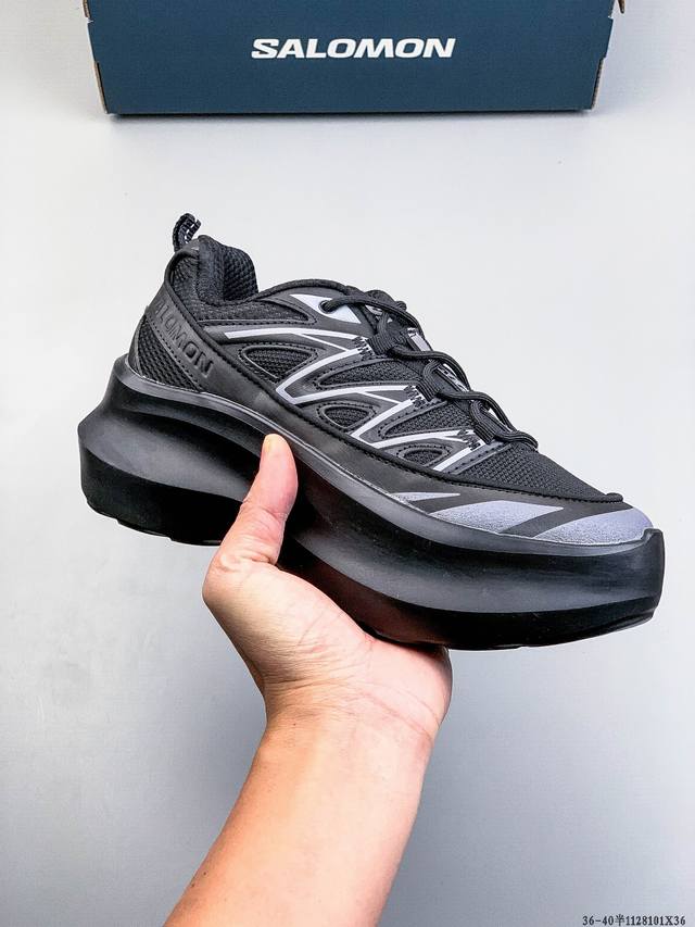 公司级 ！Salomon Xt-6 Expanse X Comme Des Garcons 萨洛蒙 舒适百搭 防滑耐磨 低帮 厚底运动鞋 货号:477748-2