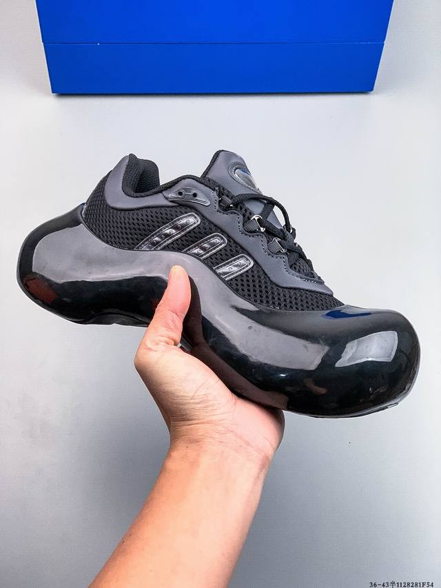 公司级 Avavav X Adidas Originals Moonrubber Megaride 阿迪达斯 联名款 舒适 防滑耐磨 低帮 生活休闲鞋 货号:J