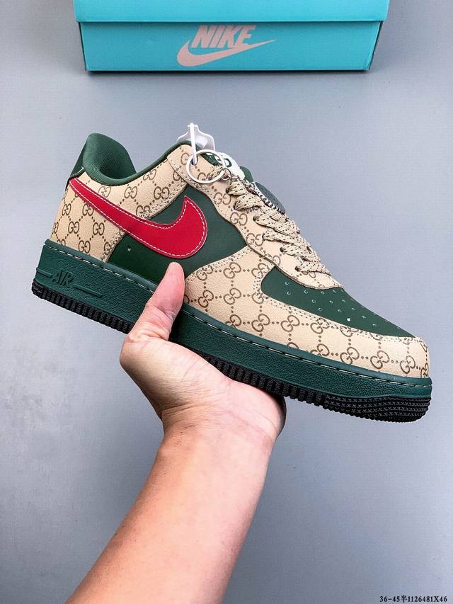 纯原版本 原楦数据纸版，采用硬质优质皮革鞋面材质，内置全掌Air Sole气垫。耐克 Nike Air Force 1 Low 空军一号低帮经典百搭休闲运动板鞋