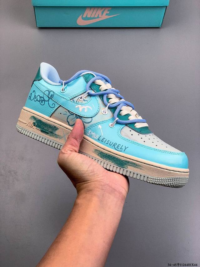 纯原版本 原楦数据纸版，采用硬质优质皮革鞋面材质，内置全掌Air Sole气垫。耐克 Nike Air Force 1 Low 空军一号低帮经典百搭休闲运动板鞋