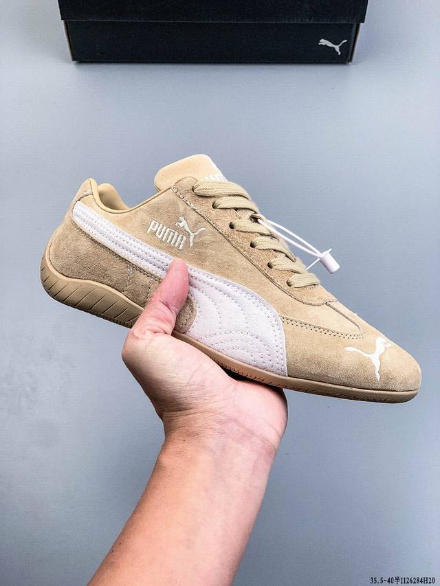 puma Speedcat The Open Yy彪马 防滑耐磨时尚运动休闲鞋 支持侧踏时的踏步工作 即使在健身房等使用环境中也能确保透气性 像吸盘一样的设计是