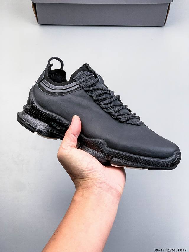 公司级！Ecco Men's Classic Lisbon Lace 爱步 街头趣闯系列系带休闲鞋 代工原单品质#轻盈发泡橡胶鞋底#欧索莱吸汗去臭脚垫 1126