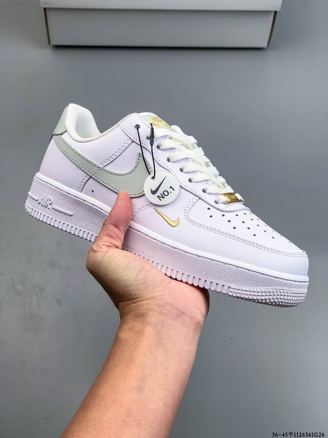 二层真标！耐克Nike Air Force 1 Low 空军一号低帮经典百搭休闲板鞋 1126361G26
