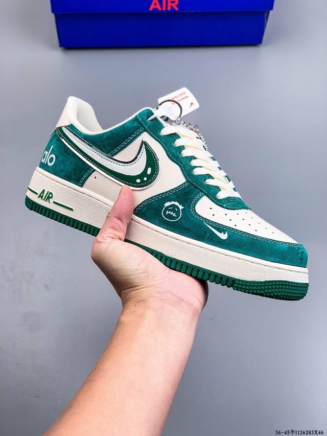 纯原版本 原楦数据纸版，采用硬质优质皮革鞋面材质，内置全掌Air Sole气垫。耐克 Nike Air Force 1 Low 空军一号低帮经典百搭休闲运动板鞋