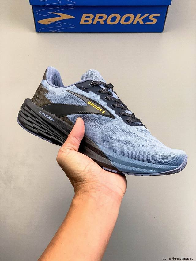 公司级！Brooks布鲁克斯 Launch 11 跑鞋缓震马拉松氮气慢跑鞋 1127335D26