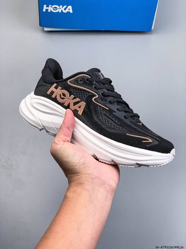 公司级！新款 Hoka One One Clifton 10 克利夫顿10代 休闲跑步鞋轻量缓震运动鞋 1126390L26