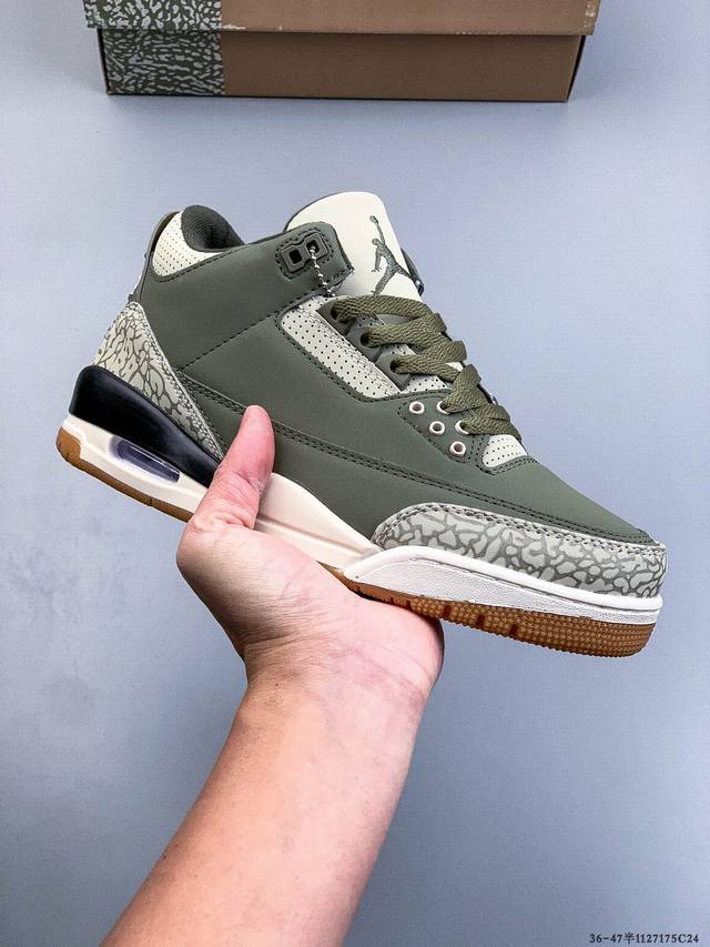 乔丹 Air Jordan 3 Retro Tinker Nrg Aj3 乔3 低帮复古休闲运动文化篮球鞋 1127175C24