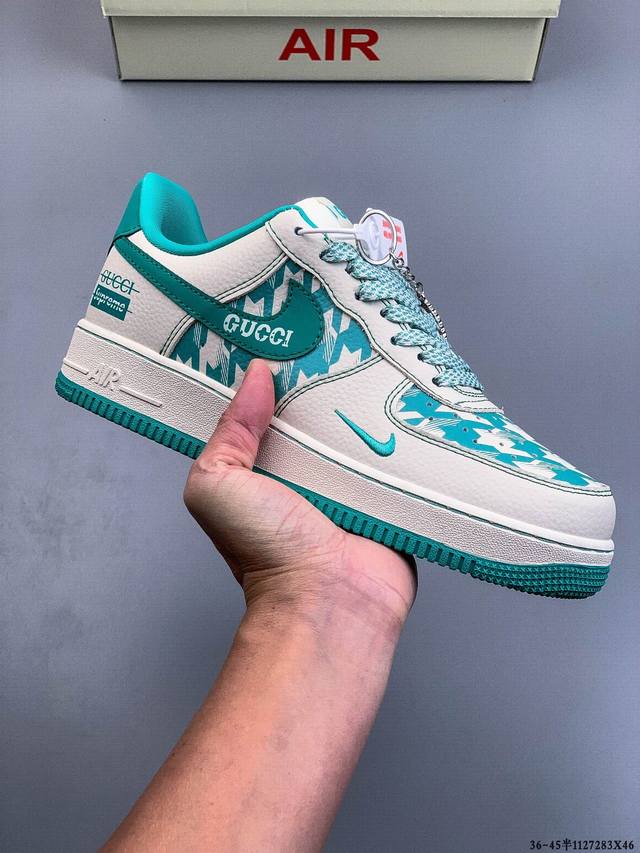 纯原版本 原楦数据纸版，采用硬质优质皮革鞋面材质，内置全掌Air Sole气垫。耐克 Nike Air Force 1 Low 空军一号低帮经典百搭休闲运动板鞋