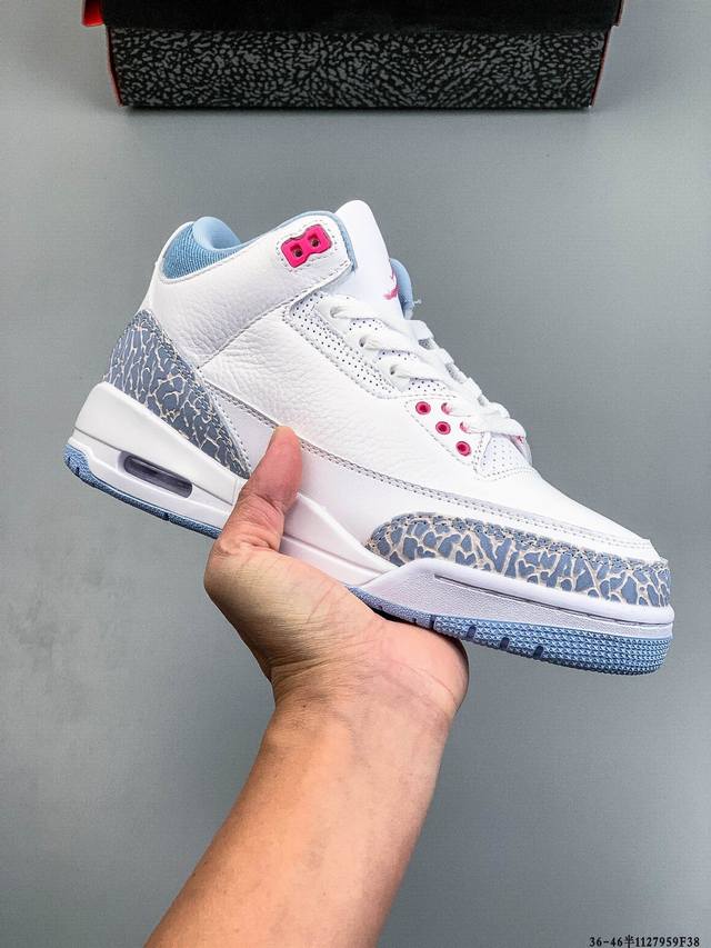 公司级头层！乔丹 Air Jordan 3 Retro Tinker Nrg Aj3 乔3 低帮复古休闲运动文化篮球鞋 1127959F38