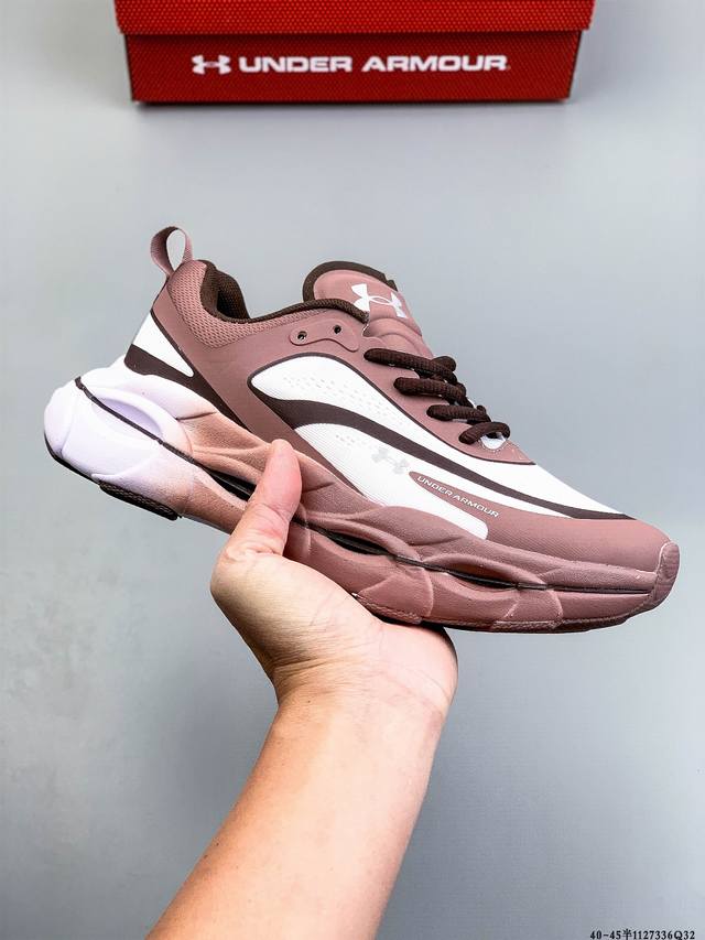 Ua Hovr Cg Reactor Ct 安德玛厚底低帮登山鞋 米其林耐磨防滑舒适大底 牛皮材质徒步鞋 1127336Q32