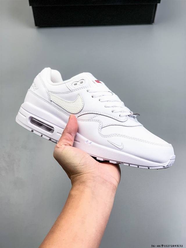 公司级！耐克 Nike Nike Air Max 1 87 限定配色 气垫缓震跑步鞋 1127289X32