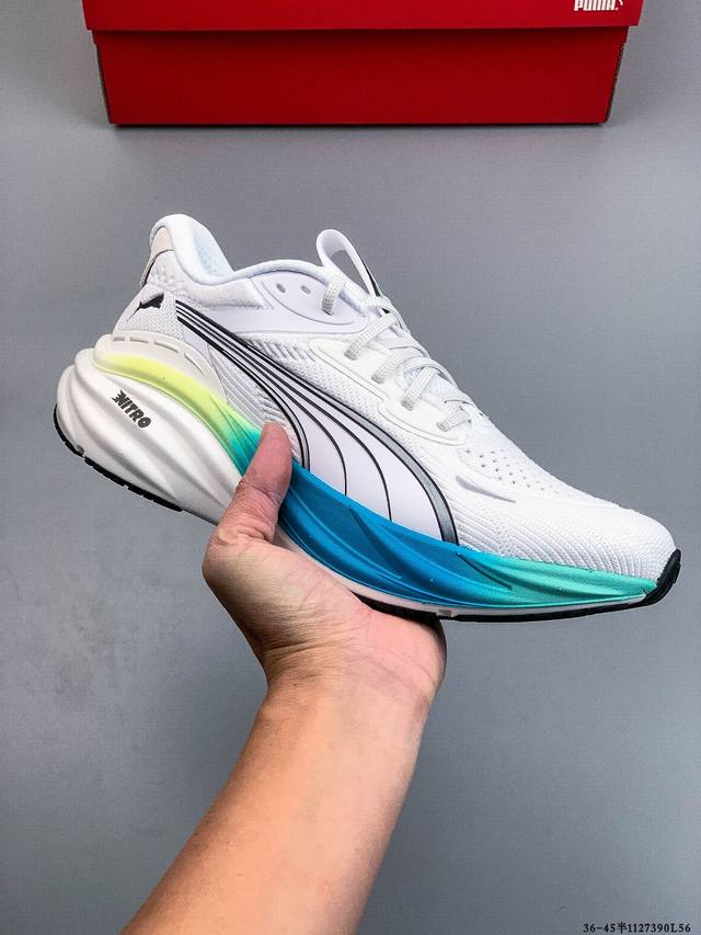 纯原 puma Deviate Nitro 3 彪马 缓震训练跑鞋透气 舒适防滑耐磨 低帮 休闲跑步鞋 大底采用的是puma的大底pumagrip 在任何条件下