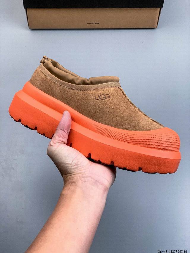 Ugg 秋冬新品,机能撞色王一博代言热门大爆款！ 进口隆丰一级羊皮毛一体 代购专供品质 高弹Modern中底 外置防滑大底 套脚抽绳设计 穿脱十分方便 采用Tp