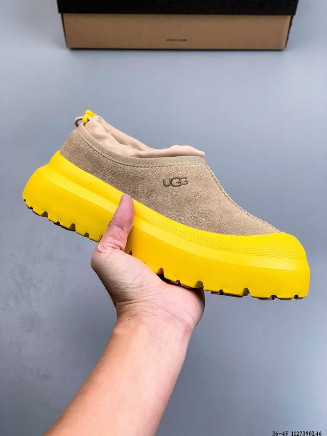 Ugg 秋冬新品,机能撞色王一博代言热门大爆款！ 进口隆丰一级羊皮毛一体 代购专供品质 高弹Modern中底 外置防滑大底 套脚抽绳设计 穿脱十分方便 采用Tp