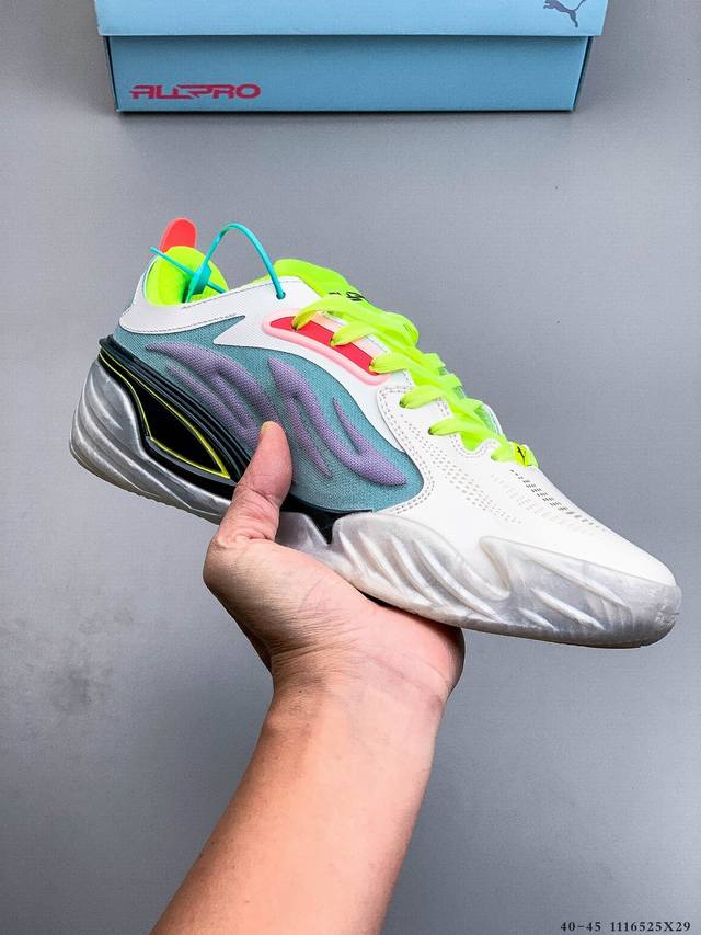 puma All-pro Nitro Clyde's Closet 彪马低帮减震篮球鞋 斯库特 亨德森pe 防滑耐磨织物材质运动鞋 可实战球鞋 1116525X