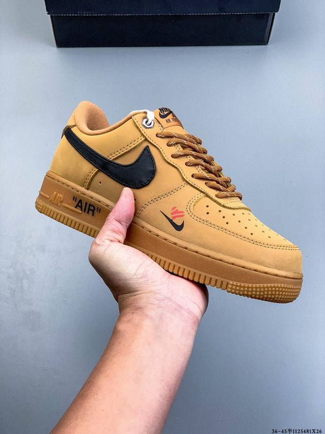 二层真标！耐克Nike Air Force 1 Low 空军一号低帮经典百搭休闲板鞋 1125481X26