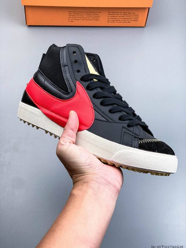 真标半码！耐克Nike Blazer Mid 77 Vntg We Suede 高帮经典复古休闲板鞋 1117361G20