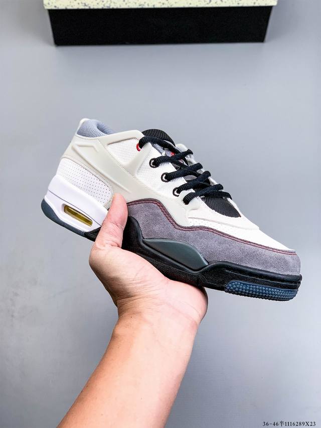 公司级！Air Jordan Aj4 Rm 重制版低帮复古篮球鞋 实拍首发 采用了低帮的设计 并保留了众多Aj4的经典元素 鞋身以皮革 麂皮材质拼接打造 Aj4