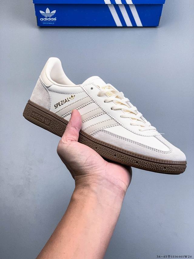 公司级！阿迪达斯 Adidas Handball Spezial时尚休闲板鞋 1116461W24