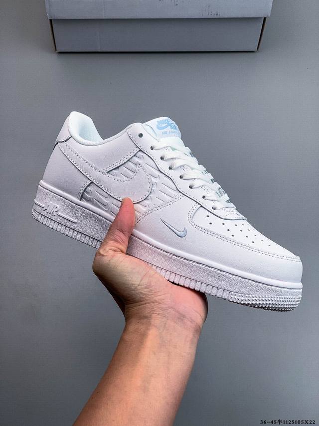 二层真标！耐克Nike Air Force 1 Low 空军一号低帮经典百搭休闲板鞋 1125105X22