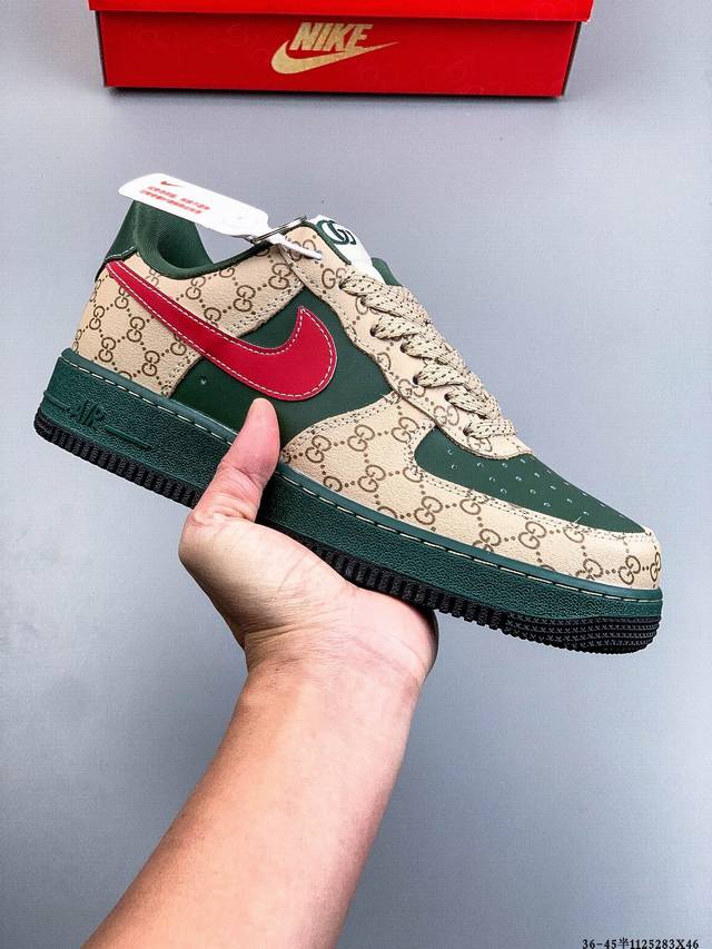 纯原版本 原楦数据纸版，采用硬质优质皮革鞋面材质，内置全掌Air Sole气垫。耐克 Nike Air Force 1 Low 空军一号低帮经典百搭休闲运动板鞋