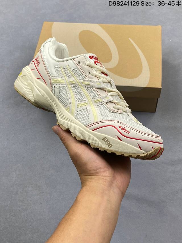 Asics亚瑟士情侣休闲鞋Gel-1090男女老爹鞋运动鞋透气休闲鞋百搭舒适跑鞋复古时尚运动鞋，亚瑟士Asics Gel-1090是一款可休闲可运动的好鞋。它采