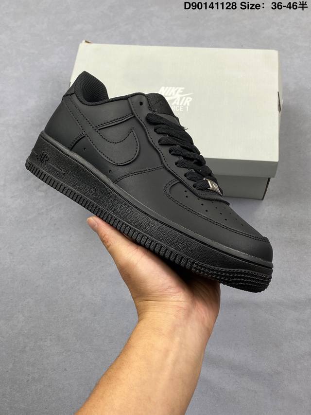 Nike Air Force 1 ‘07 空军一号低帮休闲板鞋 进口牛筋布 原楦头原纸板 纯正空军版型 定制鞋盒 全掌内置全掌气垫 原厂中底钢印 拉帮完美 货号