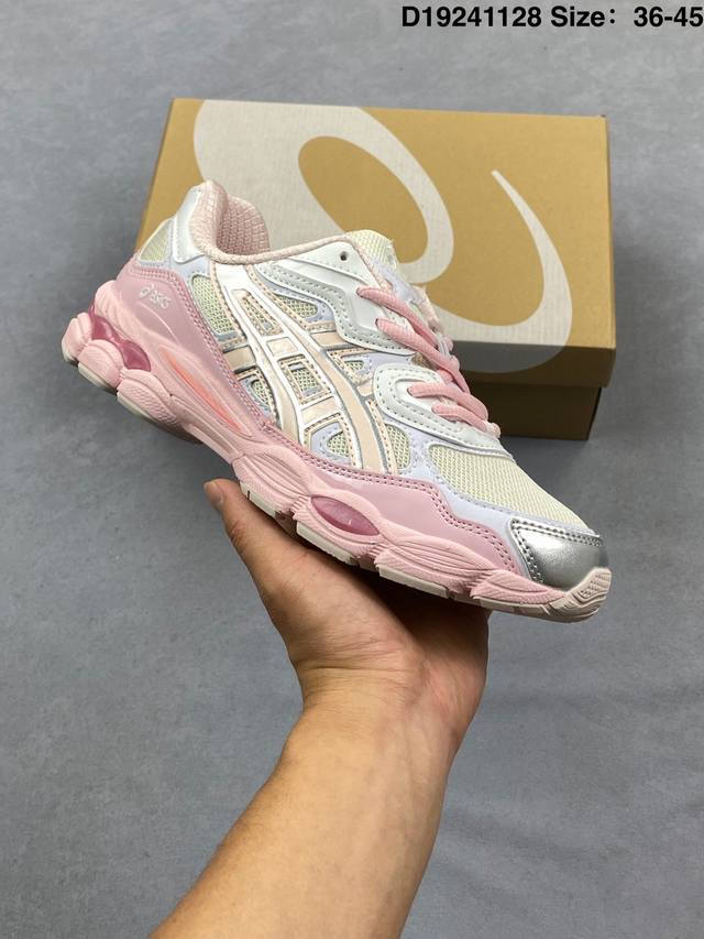 公司级Asics Gel-Nyc 亚瑟士 透气网眼鞋面 配合部分合成革材质 采用全新Ahar+橡胶材质 更加耐磨 货号:1203A739-020 Id:D192
