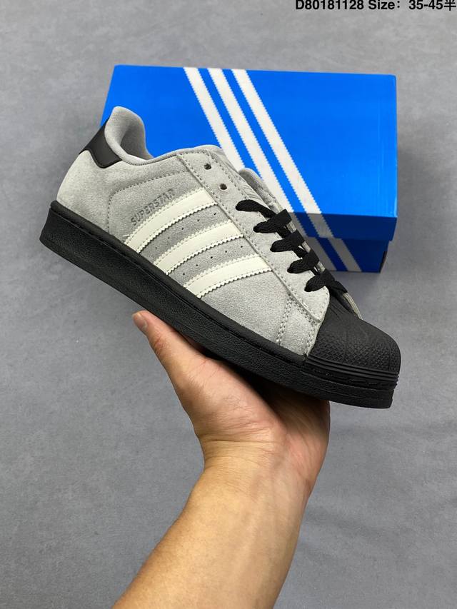 阿迪达斯Adidas Originals Superstar贝壳头系列 阿迪达斯 低帮经典百搭休闲运动板鞋 货号:Jq3223 尺码：35-45半 D80181