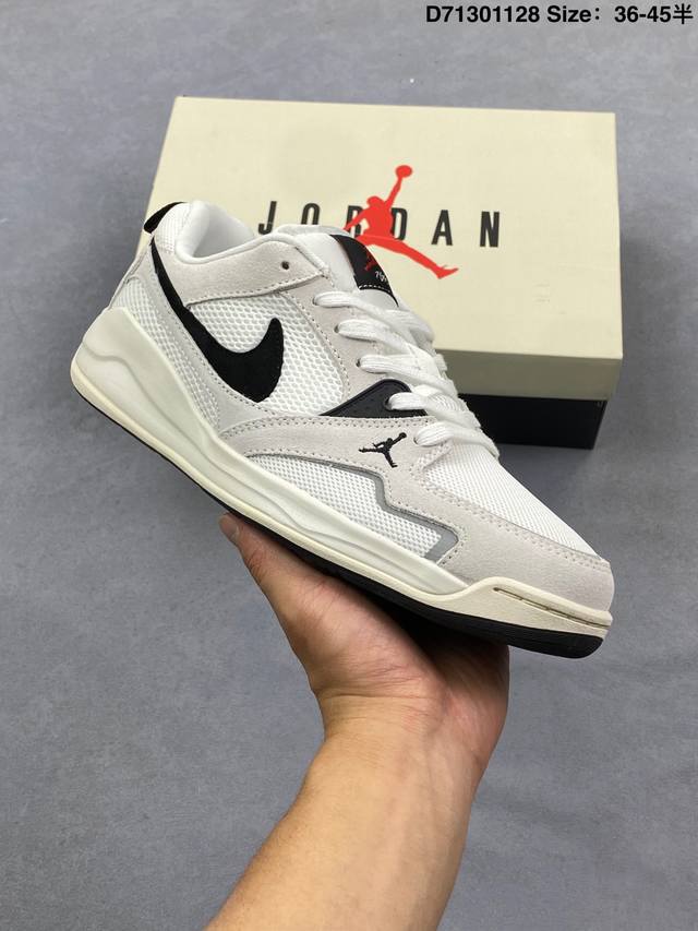 Nike Air Jordan Cmft Era 耐克 舒适简约百搭 耐磨 低帮 生活休闲鞋 货号:Hj6777-100 尺码:36 36.5 37.5 38