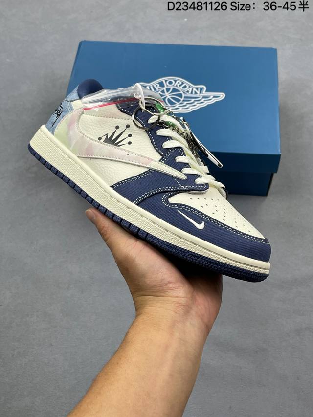乔丹Air Jordan 1 Low 低帮复古文化休闲运动篮球鞋。该鞋款从 1985 年元年款汲取设计灵感，焕新演绎简约经典外观，让人感到熟悉的同时又颇具新意。