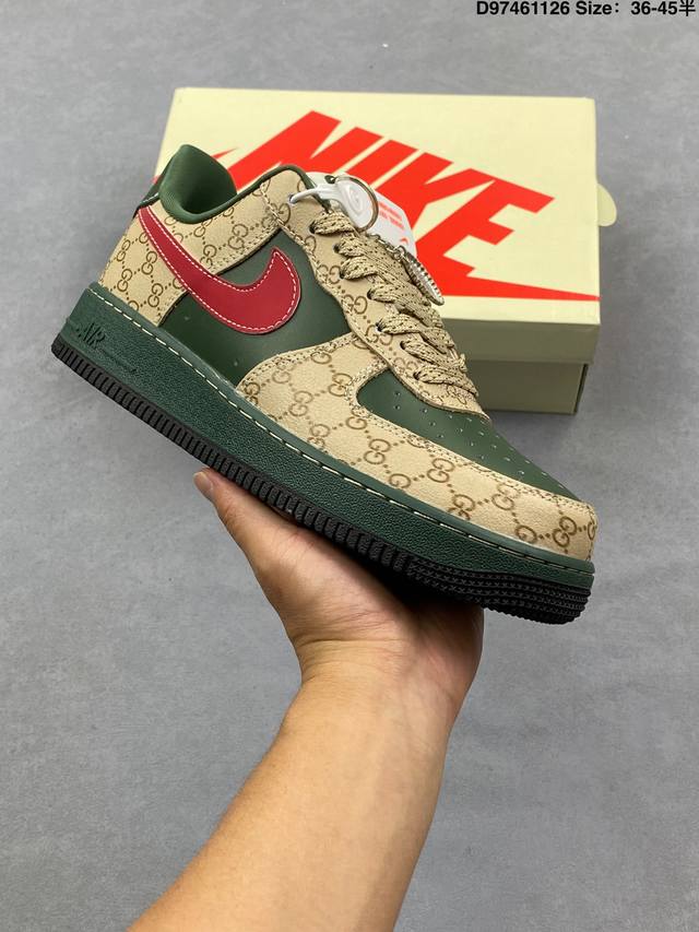 公司级Nike Air Force 1 ‘07 Low 空军一号低帮 运动鞋 休闲鞋 折边针车 工艺难度大 原楦头原纸板 原装鞋盒 定制五金配件 内置全掌气垫