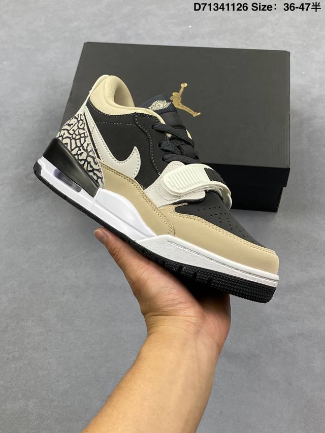 公司级Nike Air Jordan Legacy Aj312 Low耐克乔丹三合一混合版本低帮文化休闲运动篮球鞋 有着交错结合的设计 它的名字就展现出它所包含