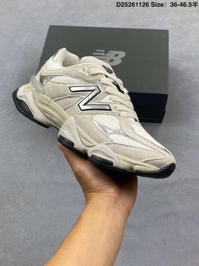 新百伦 New Balance Nb9060 联名款 复古休闲运动慢跑鞋 U9060Iab 鞋款灵感源自设计师本人对夏日的怀日回忆。鞋面大身由空间双格及磨砂鞋面
