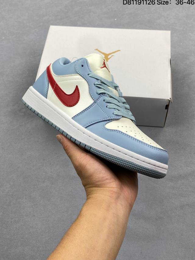 乔丹Air Jordan 1 Low Aj1低帮系列篮球鞋 官方同步配色 原装级产物 货号：Dc0774 105。553558 166 #拒绝公底 立体型 细节