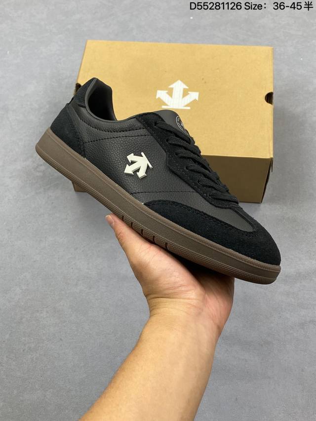 公司级迪桑特Descente Chron Court Sb 复古轻质 耐磨低帮 生活休闲鞋 货号:D5291Lsn53 尺码:36 36.5 37.5 38 3